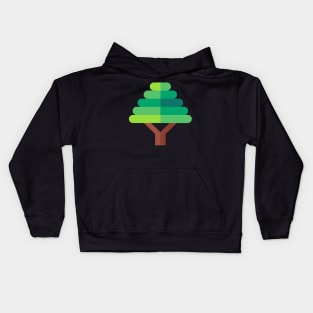 tree icon Kids Hoodie